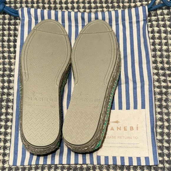 Manebi Green Espadrilles for Women - Picture 2 of 4